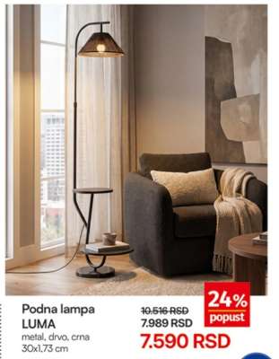 Podna lampa LUMA