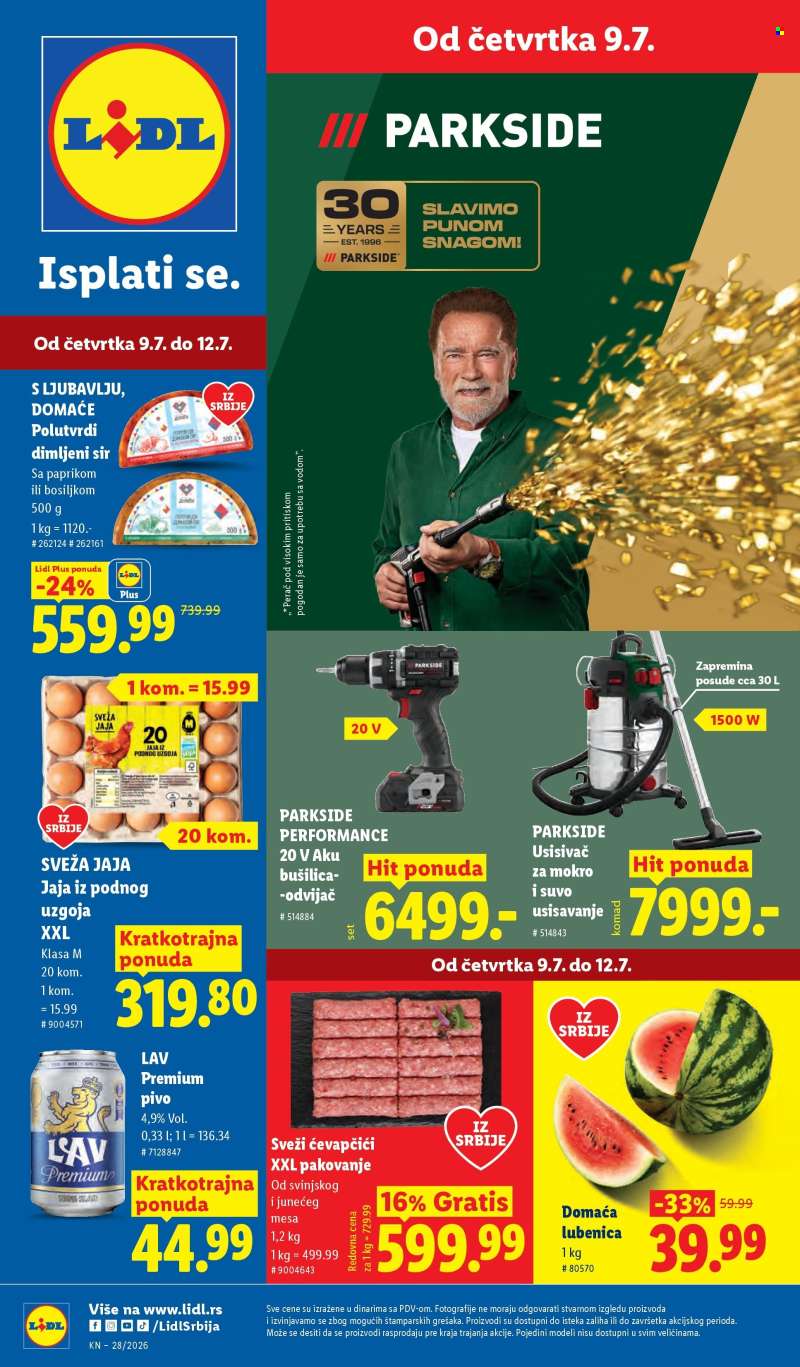 Lidl katalog - 09.07.2026 - 15.07.2026.