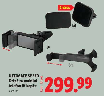 ULTIMATE SPEED Držač za mobilni telefon ili kopče