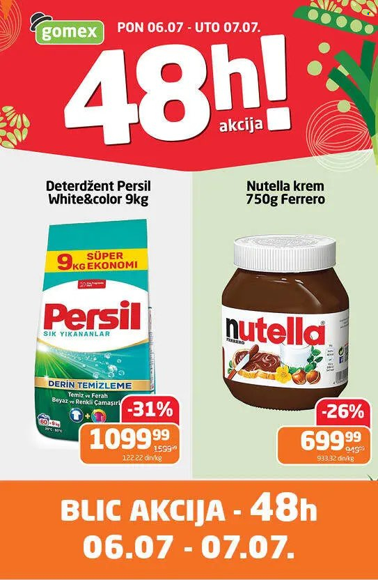 Gomex katalog - 06.07.2026 - 07.07.2026. Stranica 1