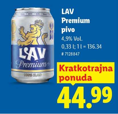 Lav Premium pivo