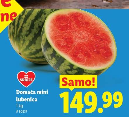 Domaća mini lubenica