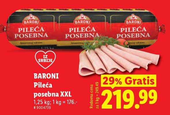 BARONI Pileća posebna XXL