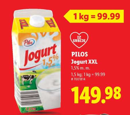 Pilos Jogurt XXL