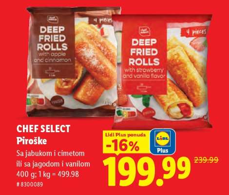 CHEF SELECT Piroške