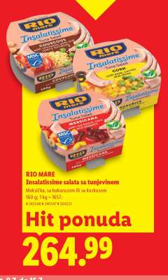 Rio Mare Insalatissime salata sa tunjevinom
