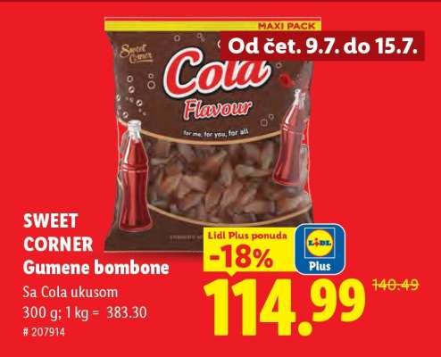 Sweet Corner Gumene bombone