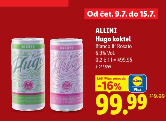 ALLINI Hugo koktel
