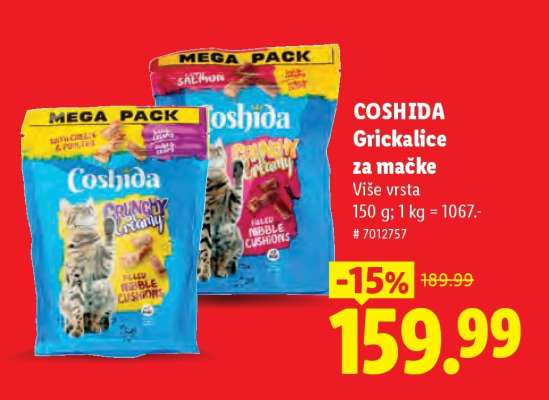 Coshida Grickalice za mačke