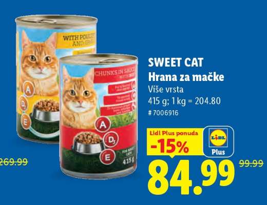 Sweet Cat Hrana za mačke