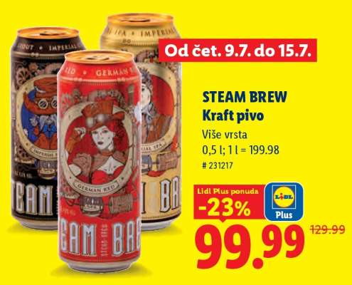 Steam Brew Kraft pivo