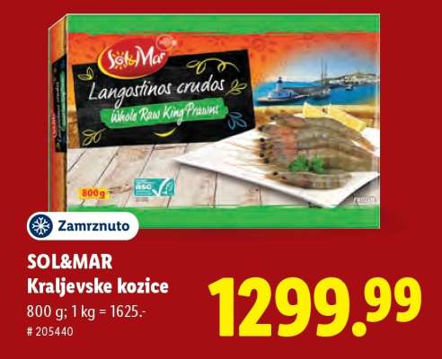 SOL&MAR Kraljevske kozice