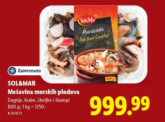 Sol&Mar Mešavina morskih plodova