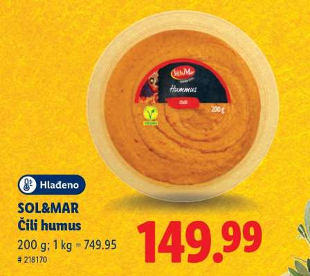 SOL&MAR Čili humus