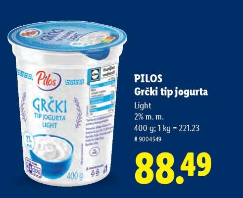 Pilos Grčki tip jogurta