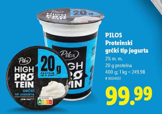 PILOS Proteinski grčki tip jogurta