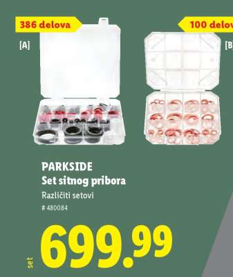 Parkside Set sitnog pribora
