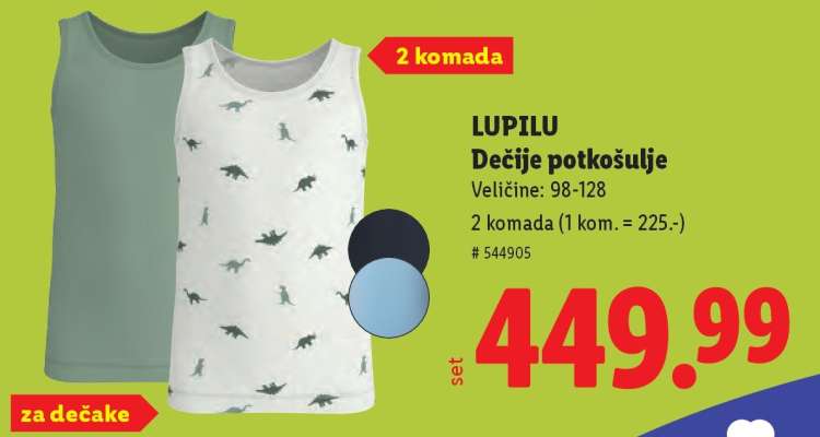 LUPILU Dečije potkošulje