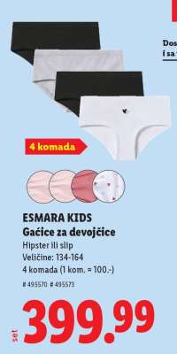 ESMARA KIDS Gaćice za devojčice
