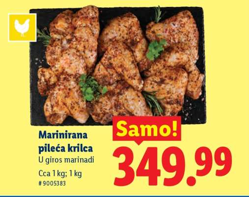 Marinirana pileća krilca