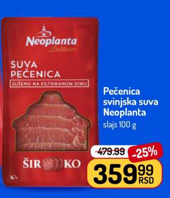 Pečenica svinjska suva Neoplanta