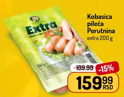 Kobasica pileća Perutnina extra 200 g