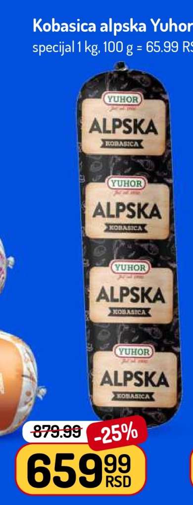 Kobasica alpska Yuhor