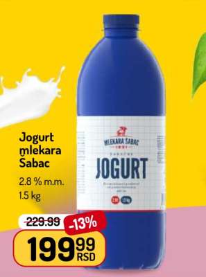 Jogurt mlekara Sabac