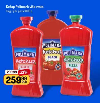 Kečap Polimark više vrsta