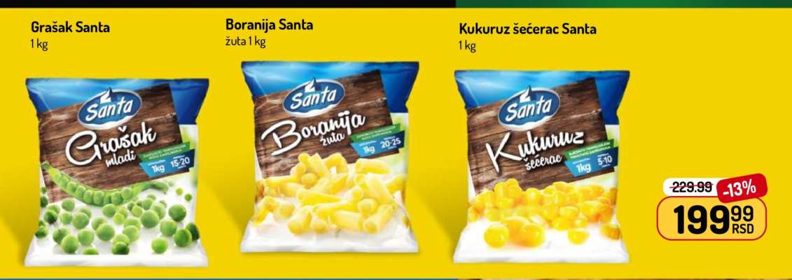 KUKURUZ ŠEĆERAC SANTA