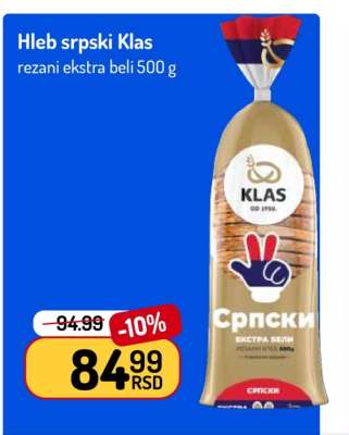 Hleb srpski Klas