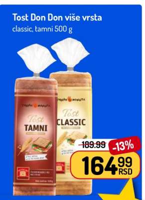 Tost Don Don više vrsta
