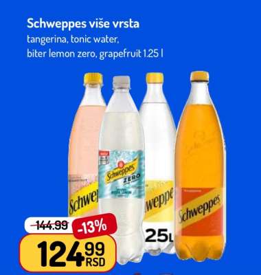 Schweppes više vrsta