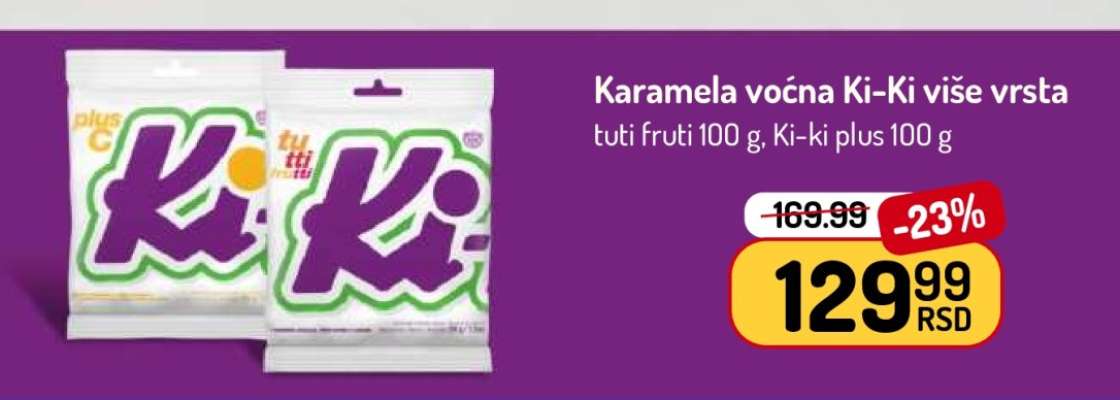 Karamela voćna Ki-Ki više vrsta