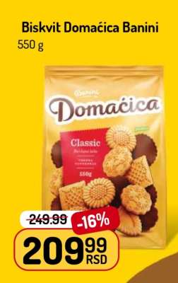 Biskvit Domaćica Banini