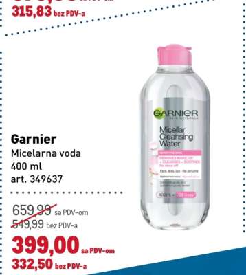 Garnier micelarna voda