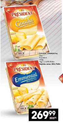 GOUDA, EMMENTAL
