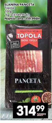 Slanina Pančeta