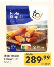 Riblji štapići panirani to!