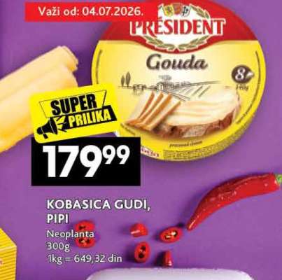 KOBASICA GUDI, PIPI