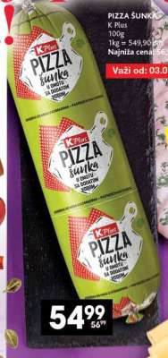 PIZZA ŠUNKA