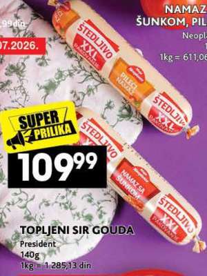 TOPLJENI SIR GOUDA