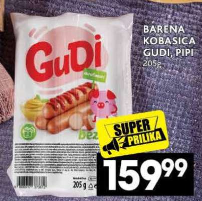 BARENA KOBASICA GUDI, PIPI