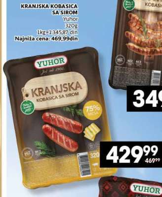 KRANJSKA KOBASICA SA SIROM
