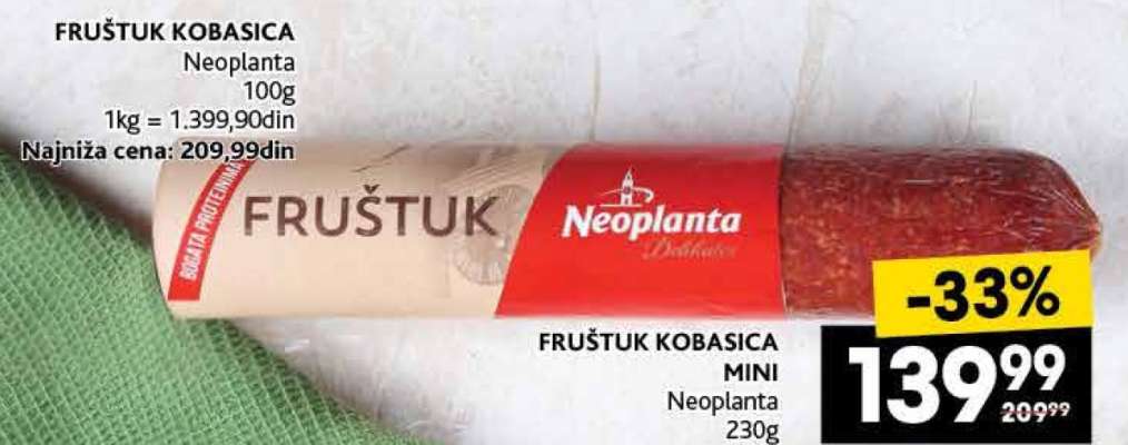 FRUŠTUK KOBASICA MINI