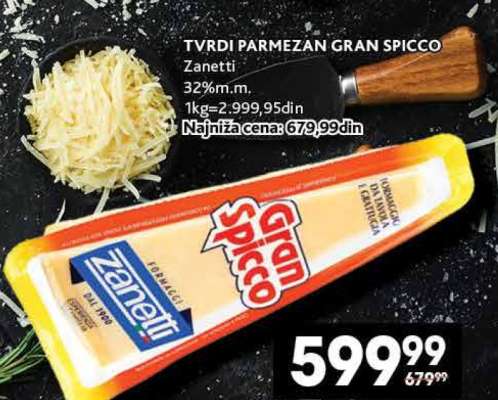 TVRDI PARMEZAN GRAN SPICCO