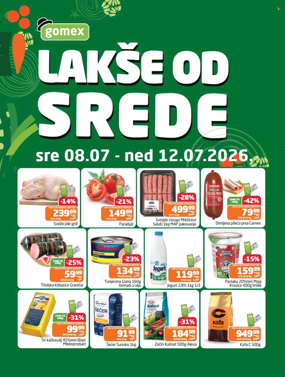 Gomex katalog - 08.07.2026 - 12.07.2026. Stranica 1