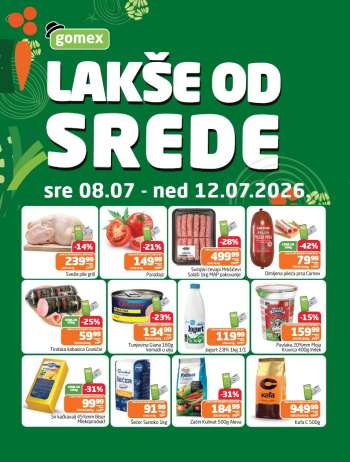 Gomex katalog - 08.07.2026 - 12.07.2026.