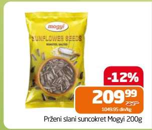 Prženi slani suncokret Mogyi 200g