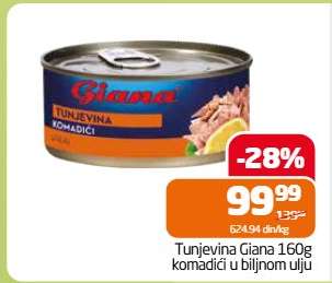 Tunjevina Giana 160g